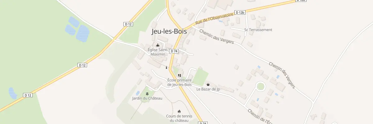 Plan du 4 Pl Bellevue à Jeu-les-Bois