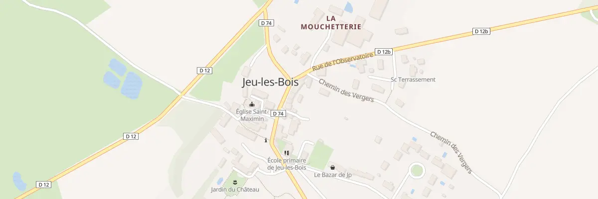 Plan du 11 Rue Saint-roch à Jeu-les-Bois
