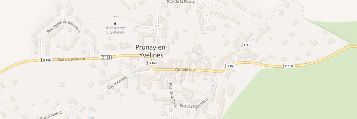 Plan du 7 Rue Grande Rue à Prunay-en-Yvelines