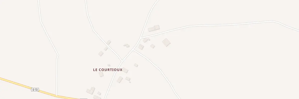 Plan du 5024 Le Courtioux à La Buxerette