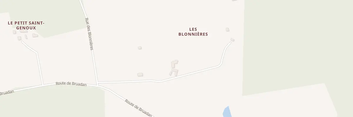 Plan du 170 Les Blonnieres à Millançay