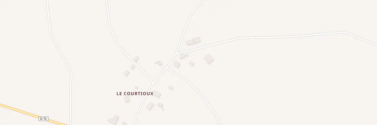 Plan du 5027 Le Courtioux à La Buxerette