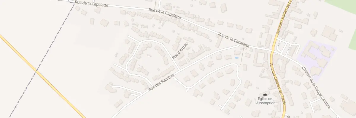 Plan du 2 Rue d’Artois à Coquelles