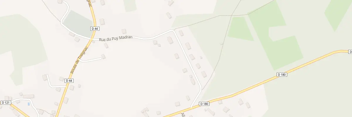 Plan du 7 Rue du Puy Madran à Madranges