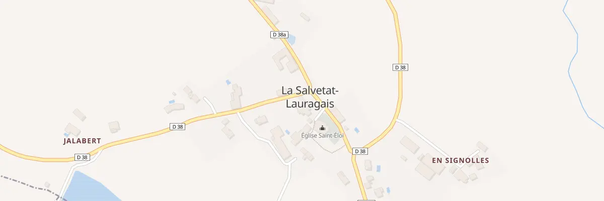 Plan du 6 Pl de l’Eglise à La Salvetat-Lauragais