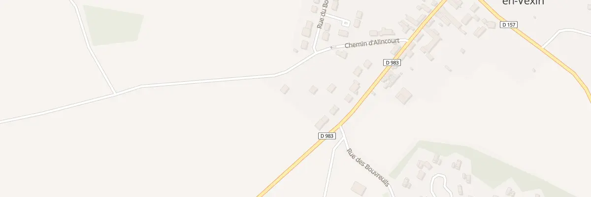 Plan du 8 Che d’Alincourt à Montagny-en-Vexin