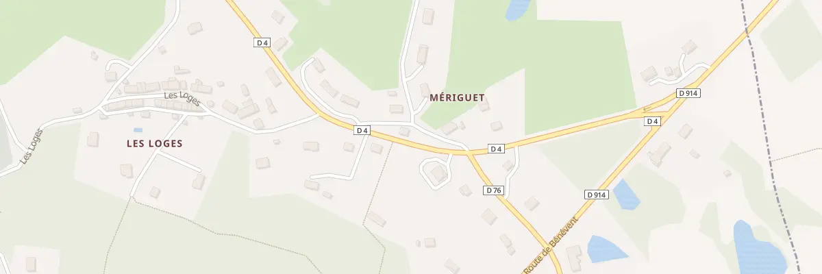 Plan du 6 Meriguet à La Brionne