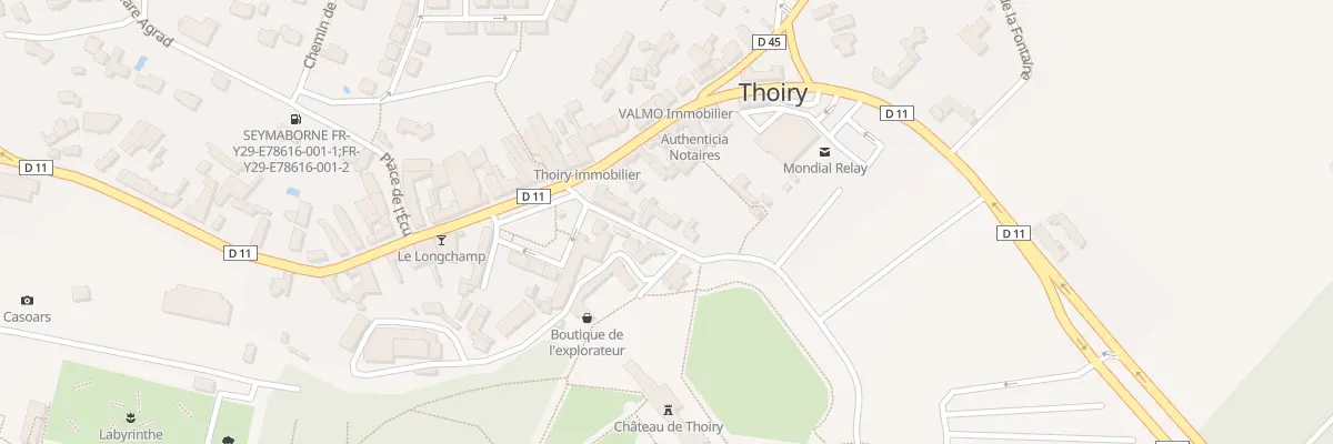 Plan du 7 Rue du Pavillon de Montreuil à Thoiry