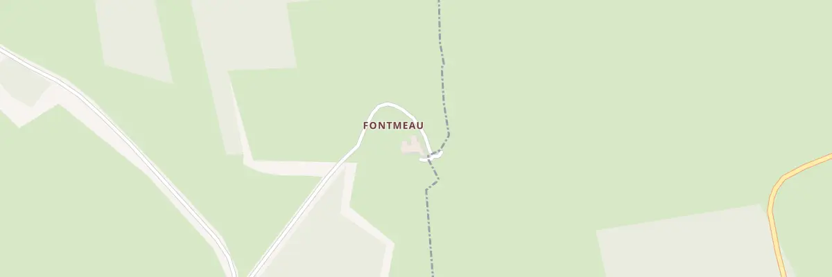 Plan du 1 Fontmeau du Haut à Thauron