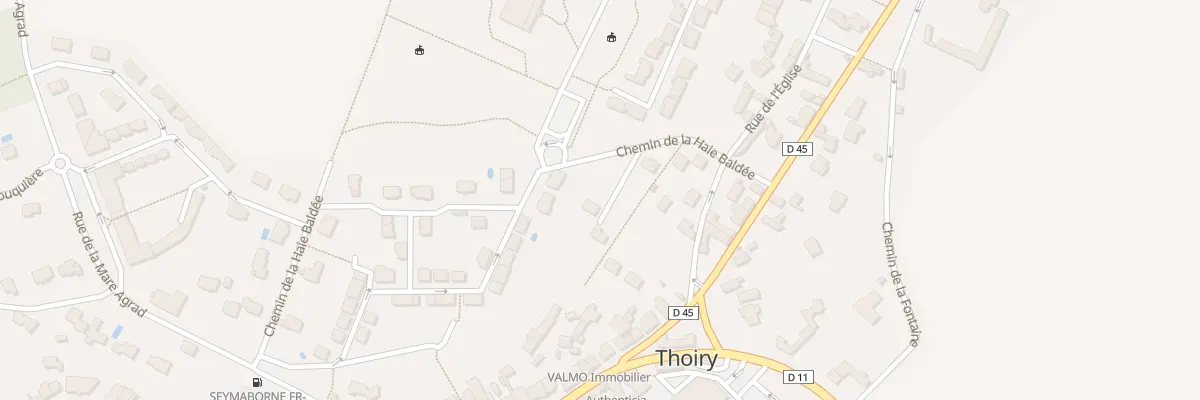 Plan du 26 Che de la Haie Baldee à Thoiry