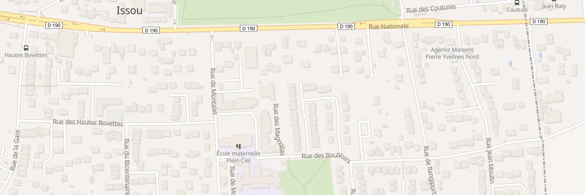 Plan du 19 Rue des Giraudes à Issou