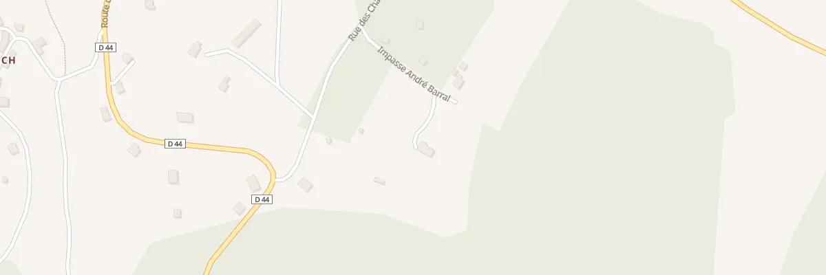 Plan du 6 Rue des Chalets à Madranges