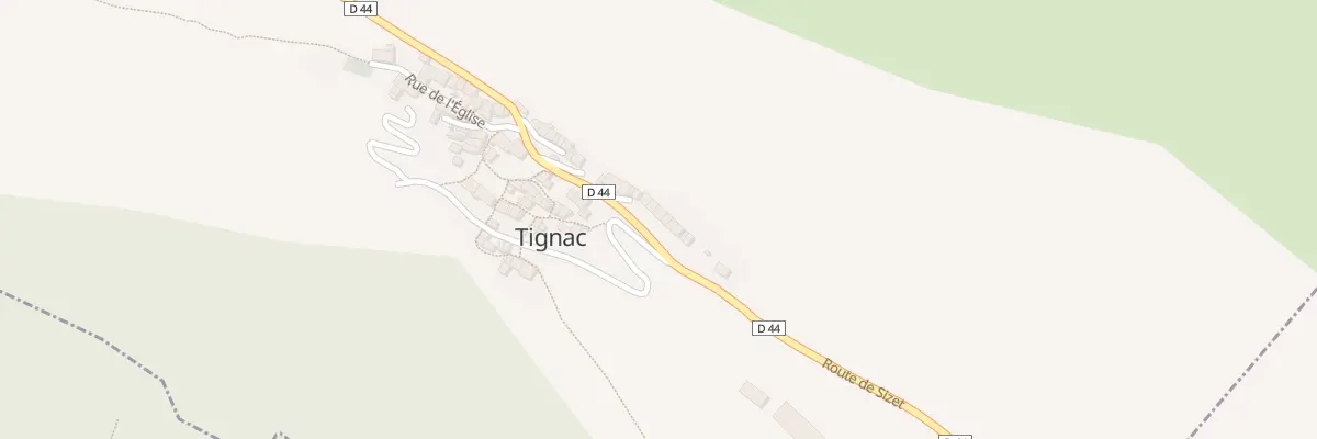 Plan du 11 Village de Tignac à Tignac