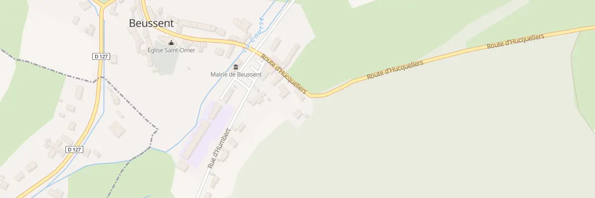 Plan du 171 Rte d’Hucqueliers à Beussent