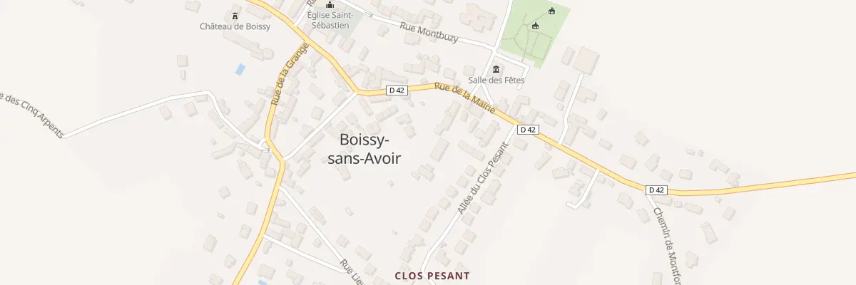 Plan du 14B Rue de la Mairie à Boissy-sans-Avoir