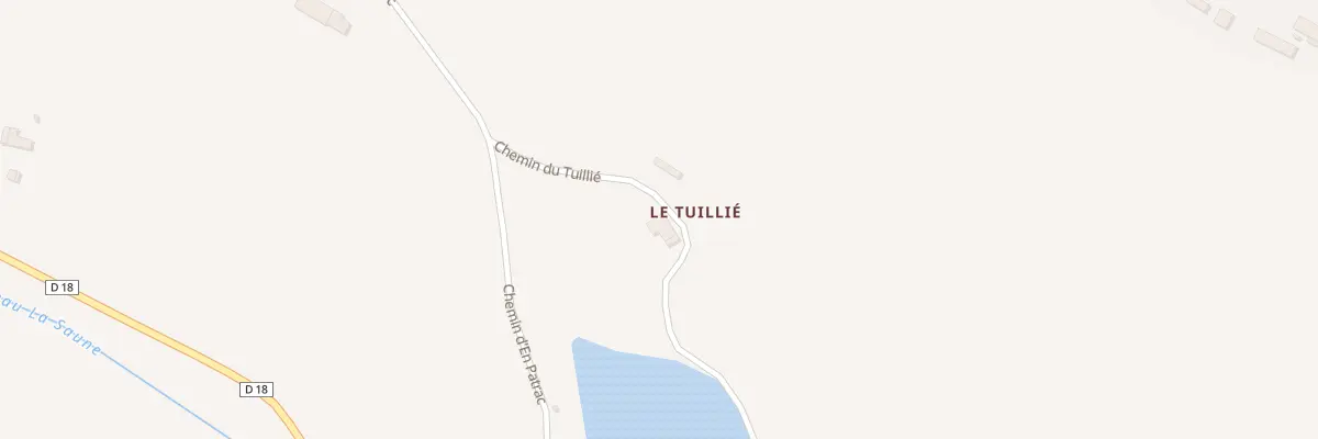 Plan de Che du Tuillié à Cambiac