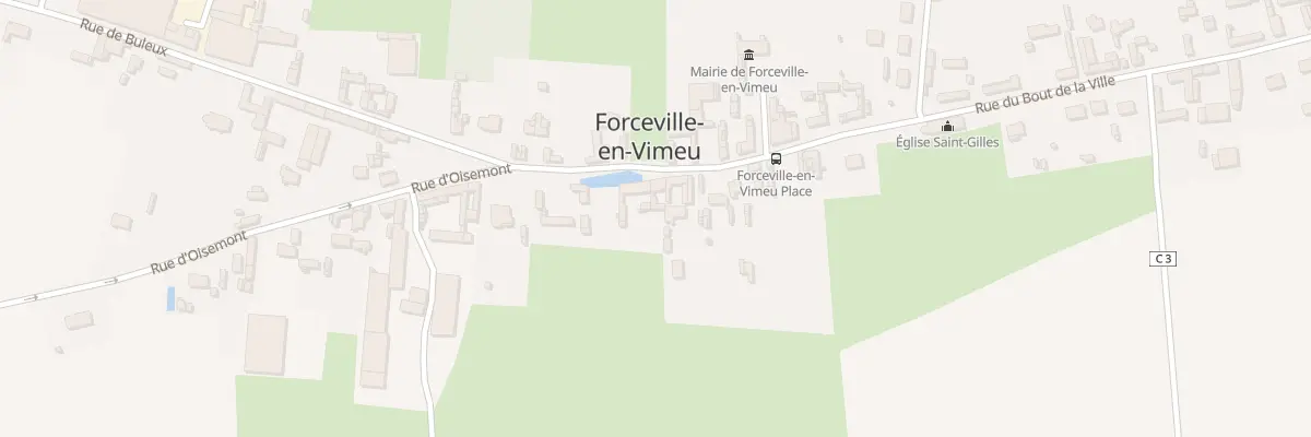 Plan du 8 Gr Grande Rue à Forceville-en-Vimeu