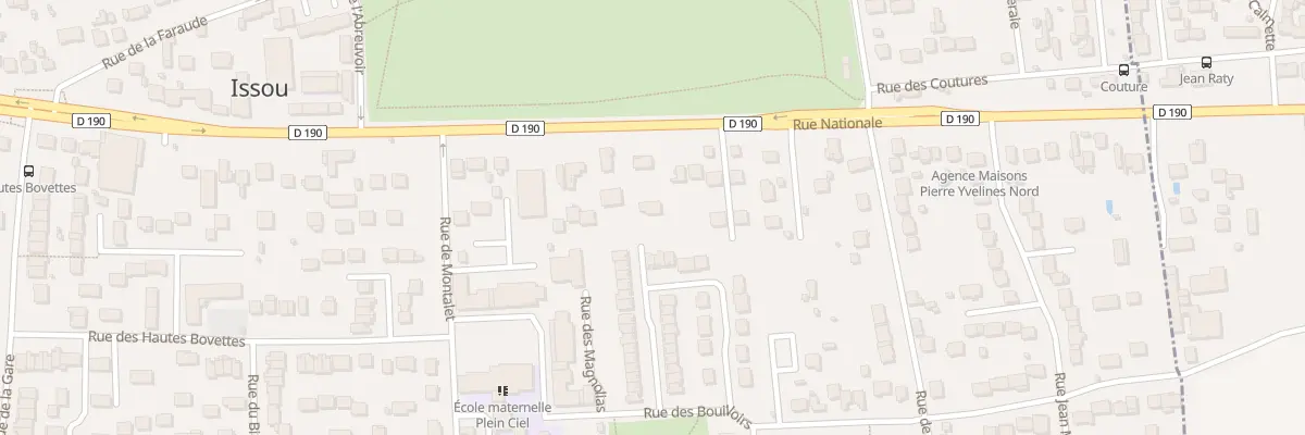 Plan du 35B Rue Nationale à Issou
