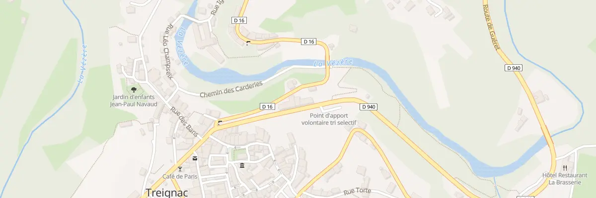 Plan du 3 Av du Lac à Treignac