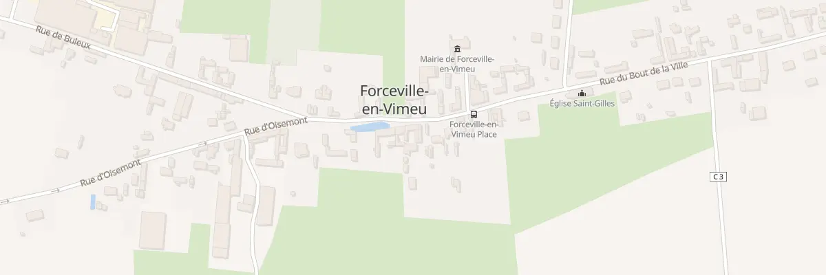 Plan du 10 Gr Grande Rue à Forceville-en-Vimeu