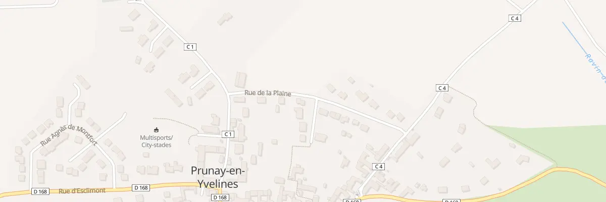 Plan du 8 Rue de la Plaine à Prunay-en-Yvelines