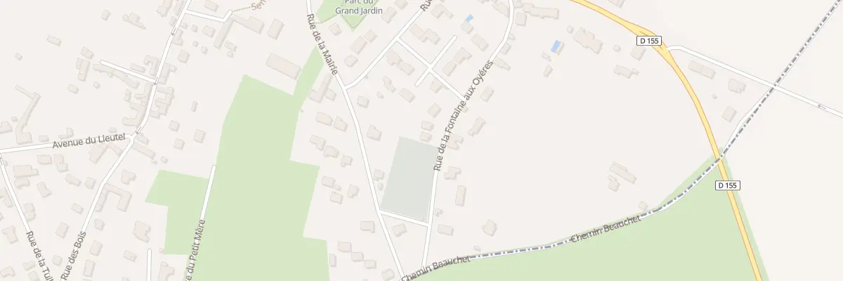 Plan du 2 Rue de la Fontaine aux Oyères à Galluis