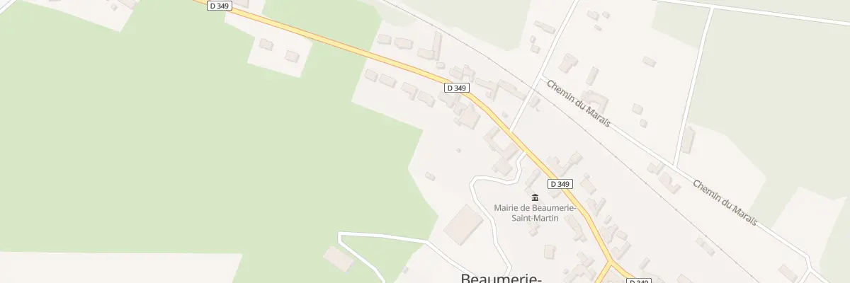 Plan du 40 Rte Nationale à Beaumerie-Saint-Martin