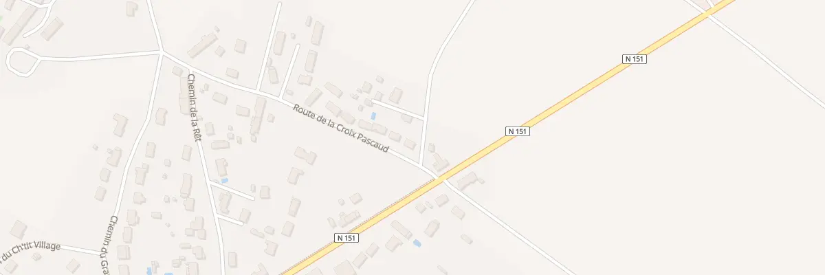 Plan du 21 Rue de la Croix Pascaud à Montierchaume