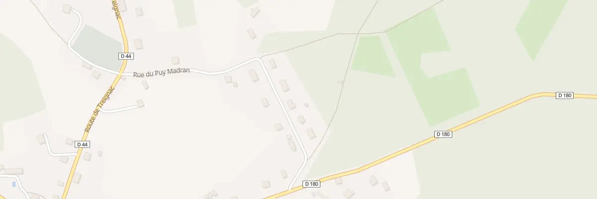 Plan du 6 Rue du Puy Madran à Madranges