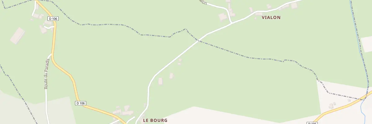 Plan du 246 Rte de la Fontaine de St Cloud à Nonards