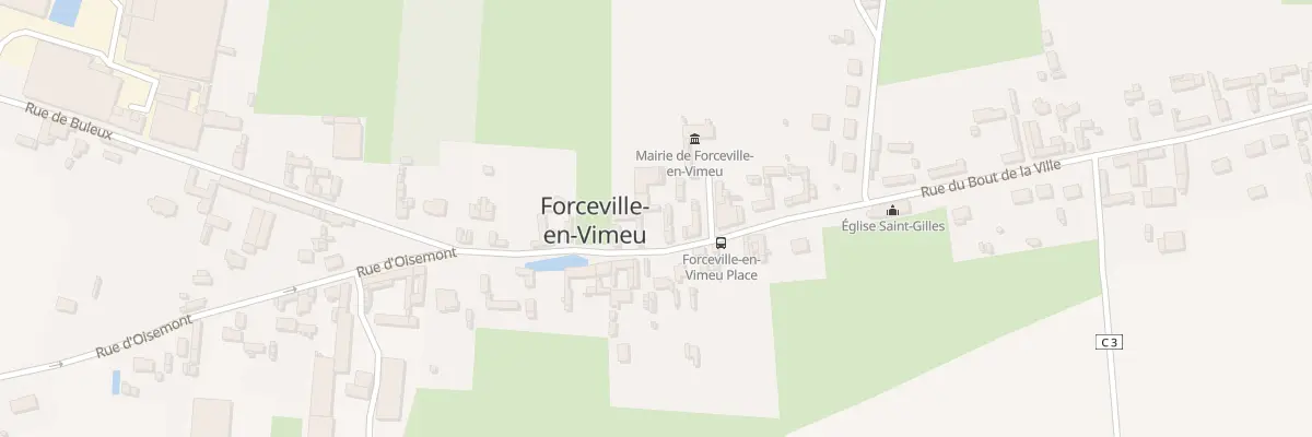 Plan du 11 Gr Grande Rue à Forceville-en-Vimeu
