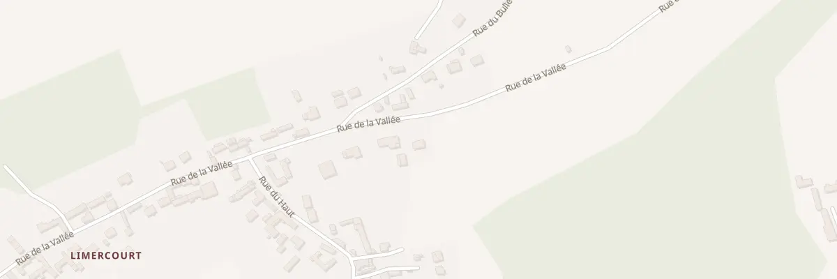 Plan du 1 Rue de la Vallée à Huchenneville