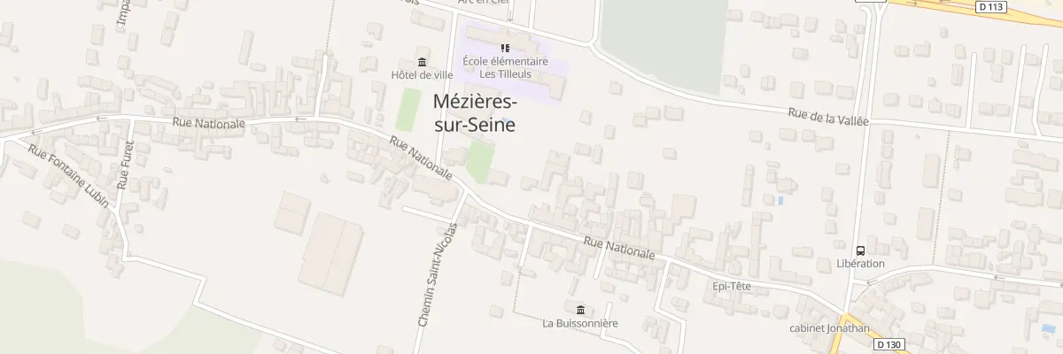 Plan du 116 Rue Nationale à Mézières-sur-Seine