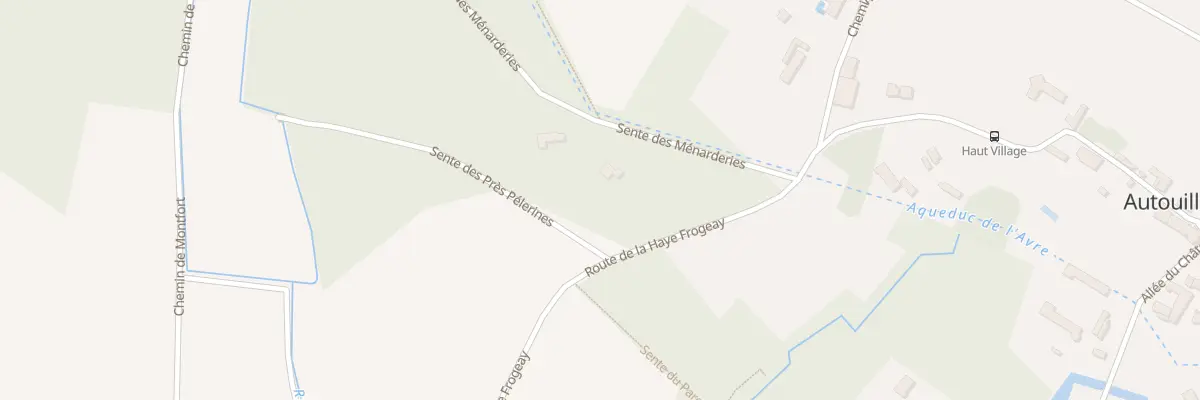 Plan du 34 Rte de la Haye Frogeay à Autouillet