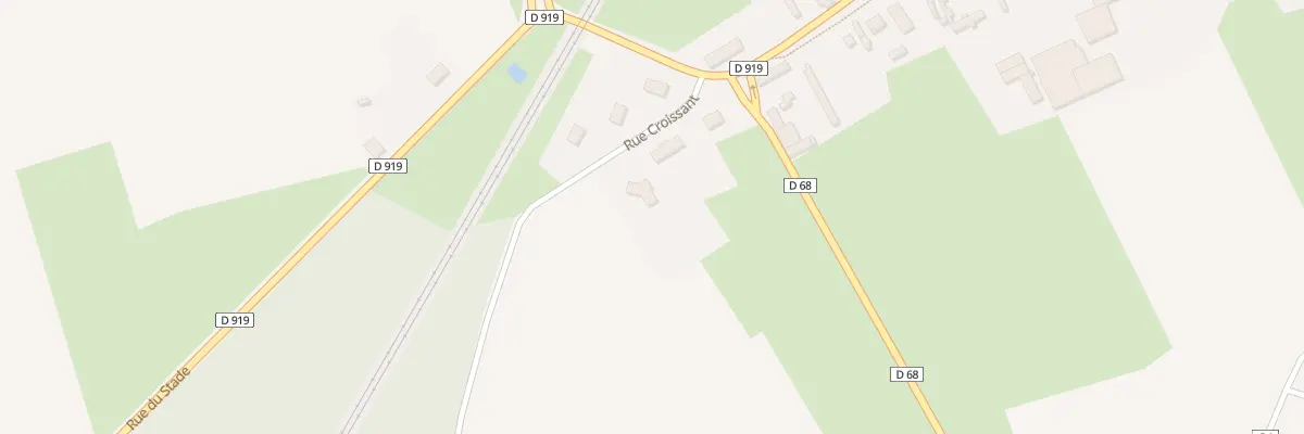 Plan du 9 Rue Croissant à Romescamps