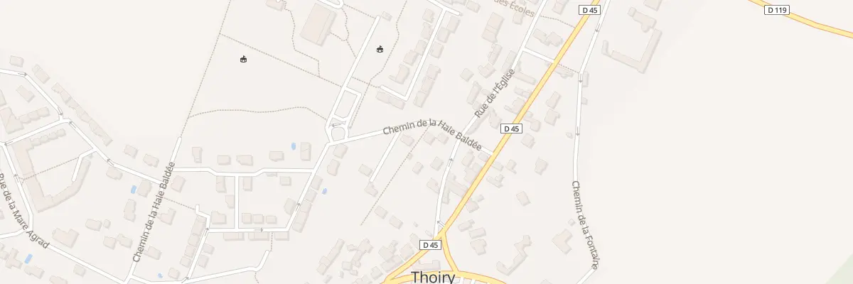 Plan du 30 Che de la Haie Baldee à Thoiry
