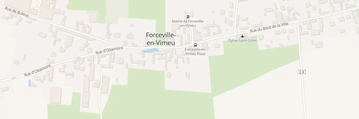 Plan du 12 Gr Grande Rue à Forceville-en-Vimeu