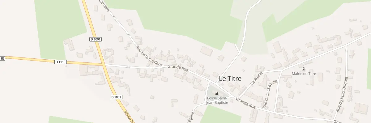 Plan du 11 Rue Grande Rue au Titre