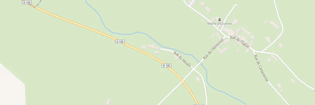 Plan du 1 Rue du Moulin à Escames