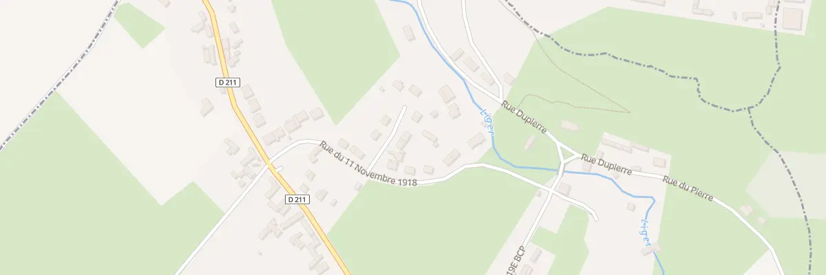 Plan du 4 Rue du 8 Mai 1945 au Quesne