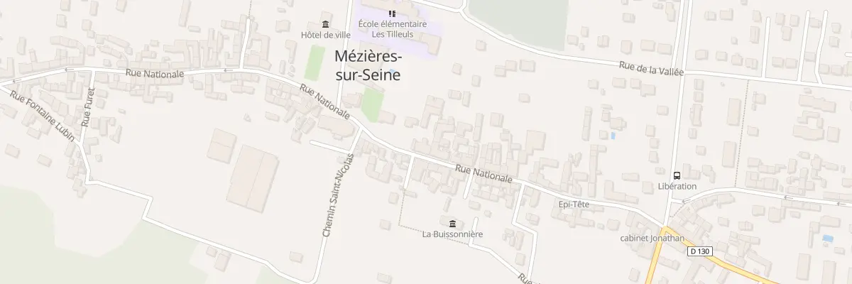 Plan du 114 Rue Nationale à Mézières-sur-Seine