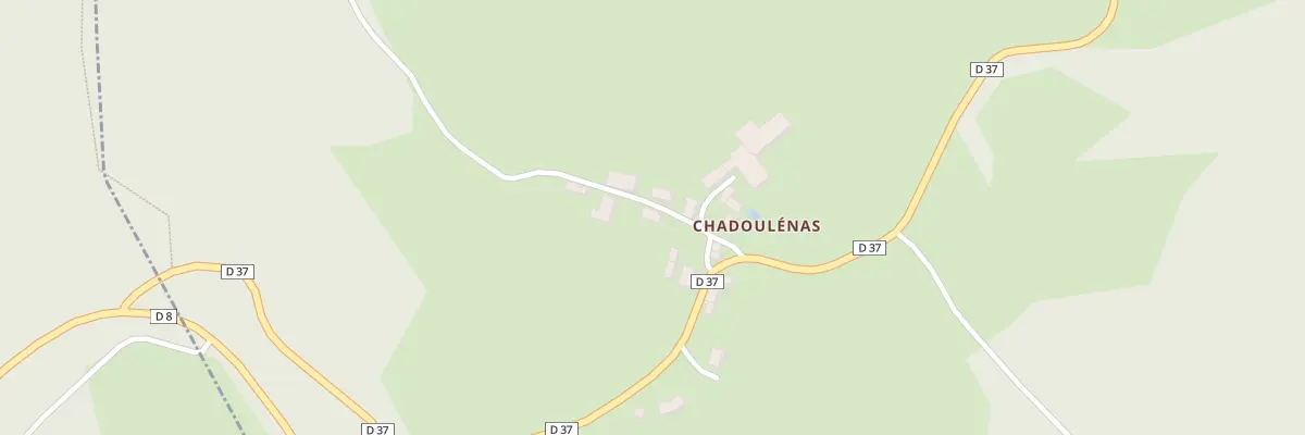 Plan du 5028 Chadoulénas à Mansat-la-Courrière