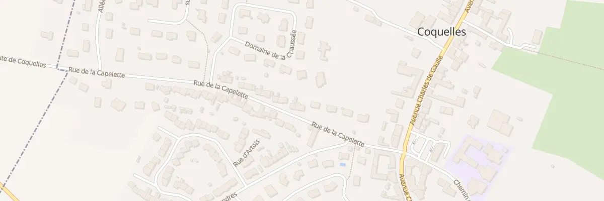 Plan du 14 Rue de la Capelette à Coquelles