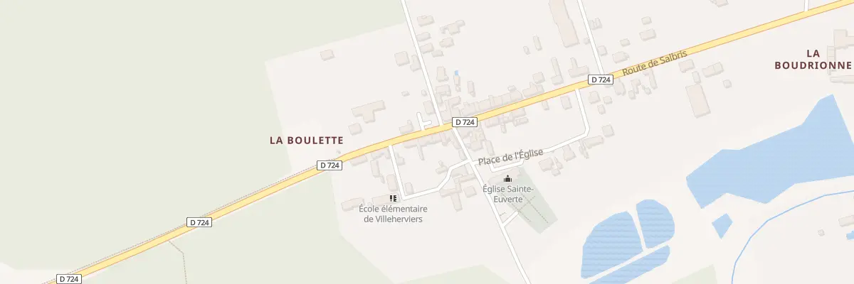 Plan du 14 Rte de Salbris à Villeherviers