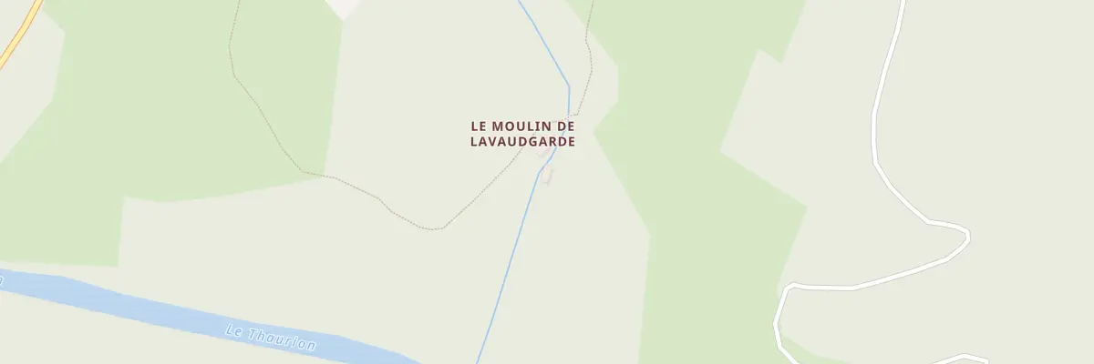 Plan du 2 Moulin de Lavaud Garde à Thauron