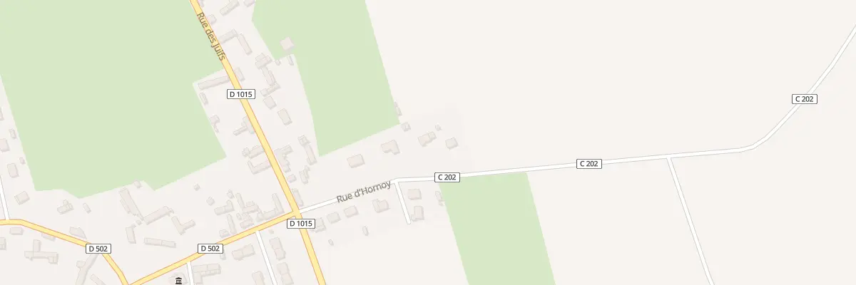 Plan du 21 Rue d’Hornoy à Gauville