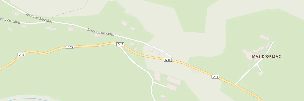 Plan du 5121 Les Jardis à Bio