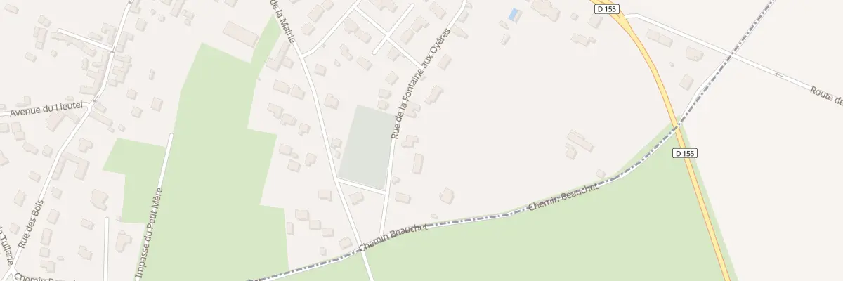 Plan du 13A Rue de la Fontaine aux Oyères à Galluis