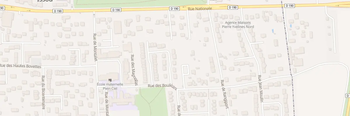 Plan du 43 Rue des Giraudes à Issou