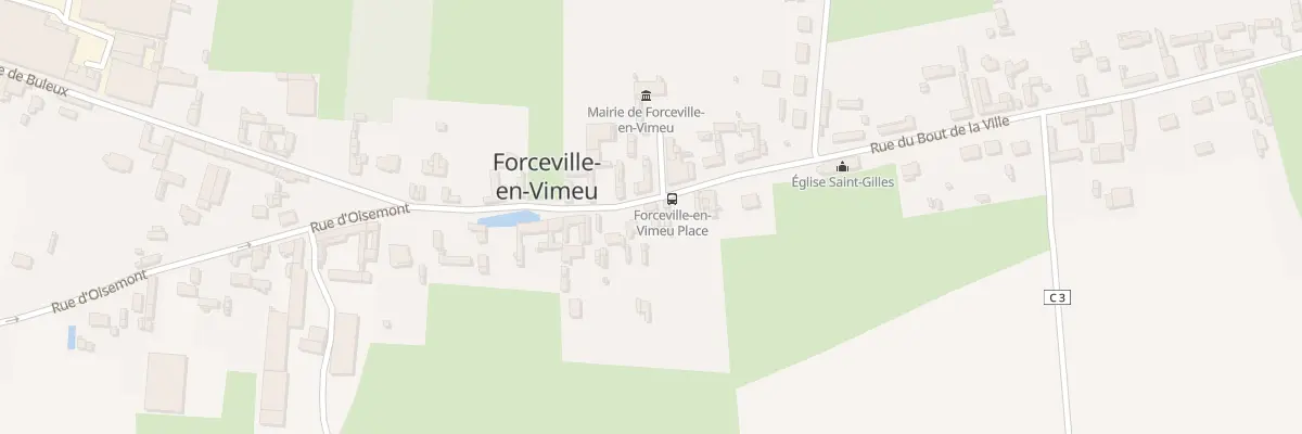 Plan du 16 Gr Grande Rue à Forceville-en-Vimeu